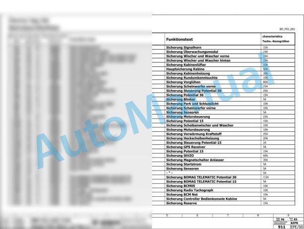Bomag BW 218 D-5 SL Single Drum Vibratory Rollers Electric Schematics Diagram 961584481002 - 961584489999-3