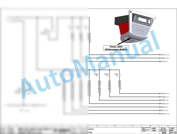Bomag BW 219 BVC-5 Single Drum Vibratory Rollers Electric, Hydraulic Schematics Diagram 101586991001 - 101586999999-2