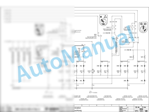 Bomag BW 219 PD-4 Single Drum Vibratory Rollers Electric, Hydraulic Schematics Diagram 861582351001 - 861582359999-3