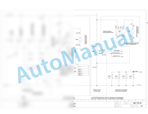 Bomag BW 219 PD-4 Single Drum Vibratory Rollers Electric Schematics Diagram 101582111001 - 101582111026-3