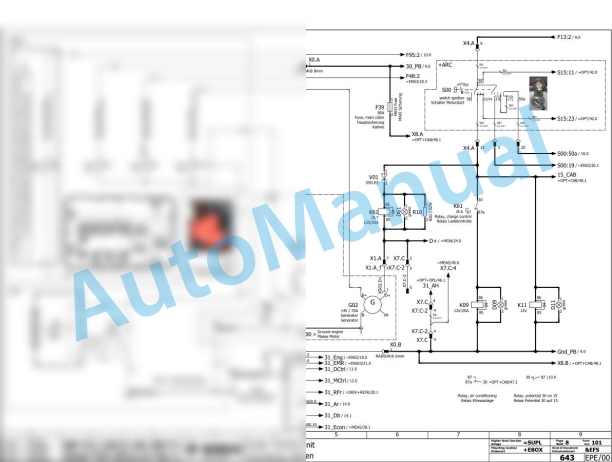 Bomag BW 219 PDH-5 TIER 3 Single Drum Vibratory Rollers Electric Schematics Diagram 101586641001 - 101586649999-2