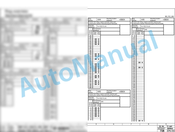 Bomag BW 222 D-5 Single Drum Vibratory Rollers Electric, Hydraulic Schematics Diagram 961587631001 - 961587639999-3