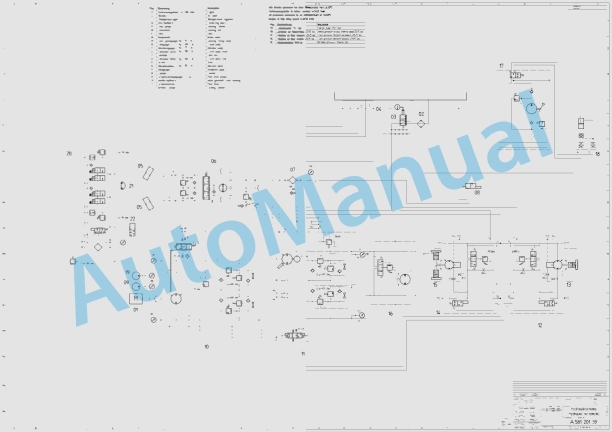 Bomag BW 225 D-3 Variocontrol Single Drum Vibratory Rollers Electric, Hydraulic Schematics Diagram 101580651001 - 101580651142