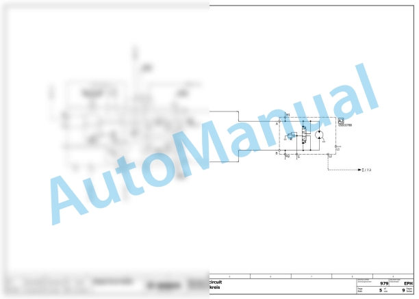 Bomag BW 226 -5 CL Single Drum Vibratory Rollers Hydraulic Schematics Diagram 961884351001 - 961884359999-2