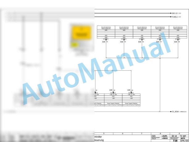 Bomag BW 226 BVC-5 Single Drum Vibratory Rollers Electric, Hydraulic Schematics Diagram 101586671001 - 101586679999-2