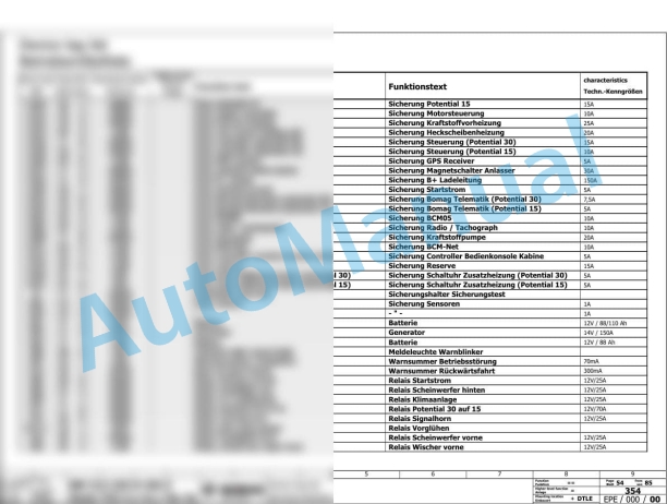 Bomag BW 226 DH-5 Single Drum Vibratory Rollers Electric, Hydraulic Schematics Diagram 101586411001 - 101586411025-2