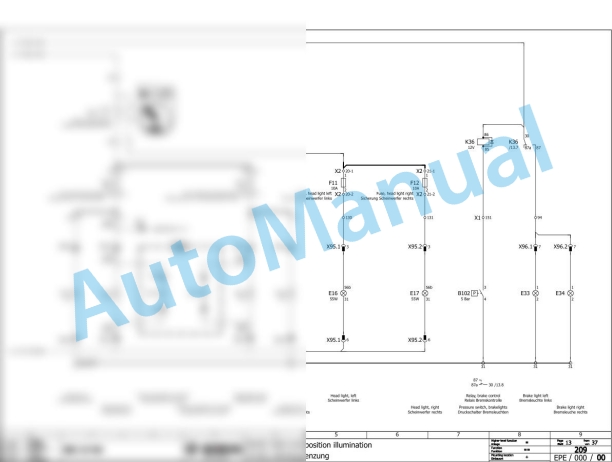 Bomag BW 24 RH Rubber Tyred Rollers Electric, Hydraulic, Pneumatic Schematics Diagram 101538011001 - 101538011686-2