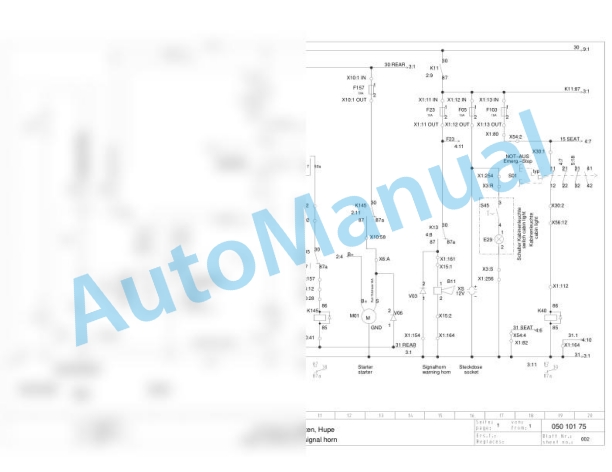 Bomag BW 266 AD Tandem Vibratory Rollers Electric, Hydraulic Schematics Diagram 901D20901005 - 901D20909999-2