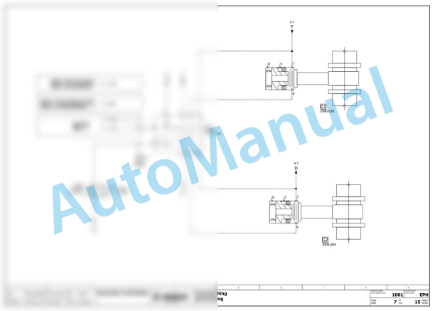 Bomag BW 28 RH Rubber Tyred Rollers Hydraulic Schematics Diagram 961538511004 - 961538519999-3