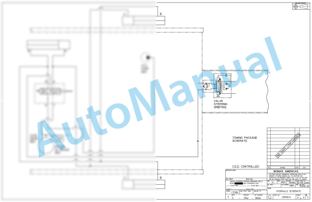 Bomag BW 5 AS 901B1 Static Rollers Electric, Hydraulic Schematics Diagram 901B15821001 - 901B15821011-2