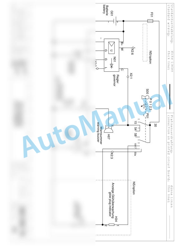 Bomag BW 65 S-2 Walk Behind Double Drum Vibratory Roller Electric Schematics Diagram 101100021001 - 101100022271-2