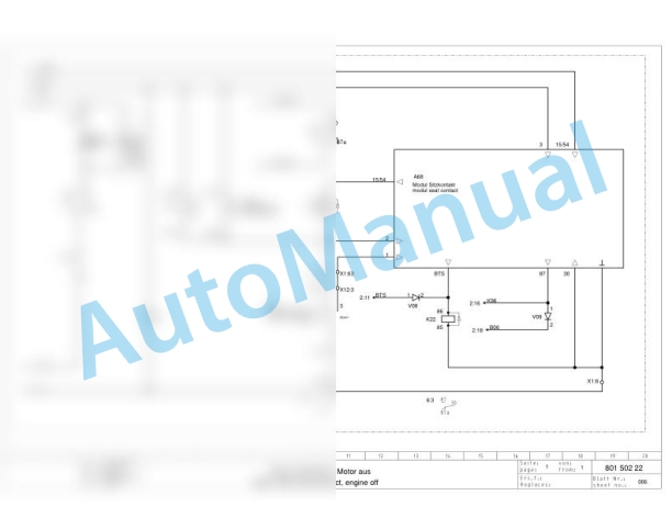 Bomag BW 90 AC-2 Combination Rollers Electric, Hydraulic Schematics Diagram 101460761001 - 101460761004-2