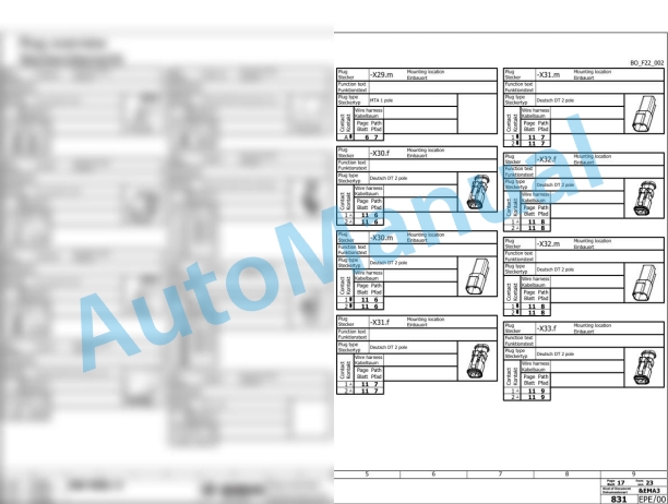 Bomag BW 90 SL-5 CC Tandem Vibratory Rollers Electric, Hydraulic Schematics Diagram 961834801001 - 961834809999-2