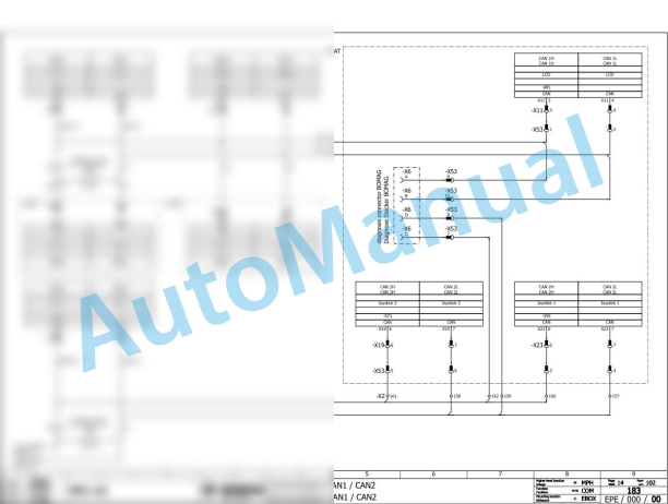Bomag MPH 125 Soil Stabilizer - Asphalt Recycler Electric, Hydraulic, Pneumatic Schematics Diagram 101590211002 - 101590211030-3