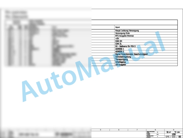 Bomag MPH 600 Soil Stabilizer - Asphalt Recycler Electric, Hydraulic, Pneumatic Schematics Diagram 101590301001 - 101590301023-3