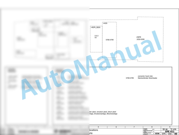 Bomag RS 460 Tier 4f Soil Stabilizer - Asphalt Recycler Electric Schematics Diagram 101590141001 - 101590149999-2