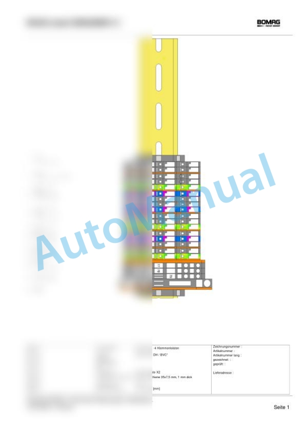 Bomag VARIOCONTROL (BW 213 DH-16) 101 Single Drum Vibratory Rollers Electric, Hydraulic Schematics Diagram 101582121002 - 101582121026-2