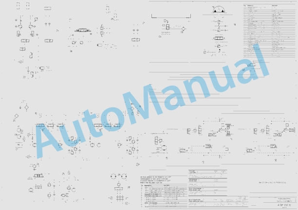 Bomag VARIOCONTROL - Single Drum Vibratory Rollers Electric, Hydraulic Schematics Diagram 101582131001 - 101582131005