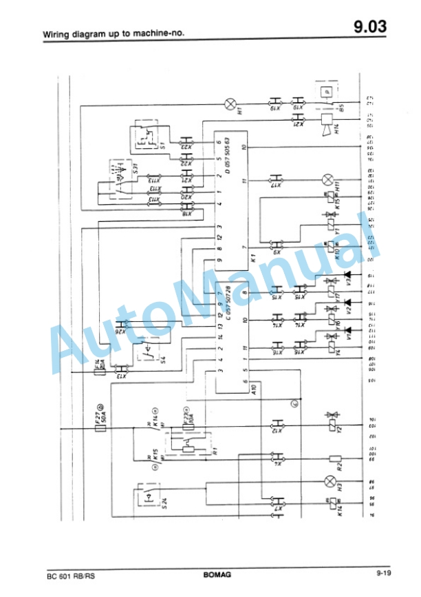 Bomag BC 601 RB, BC 601 RS Sanitary Landfill Compactor Repair Instructions 00819144-5