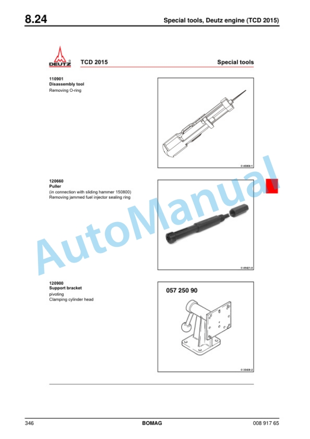 Alternative view of Bomag BC 772 RS-2, BC 772 RB-2, BC 672 RS-2, BC 772 EB-2 Sanitary Landfill Compactor Service Manual 00891765