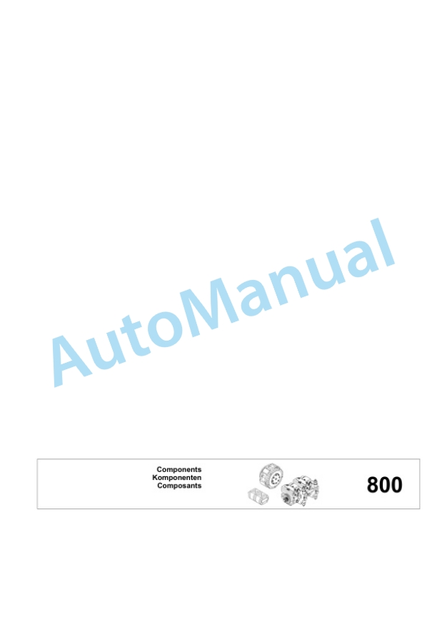 Bomag BF 200 C-2 S200 V Paver Spare Parts Catalogue 00825335-4