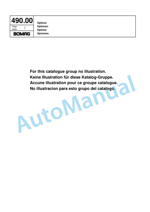 Bomag BF 691P - HSE Paver Spare Parts Catalogue 00800705-2