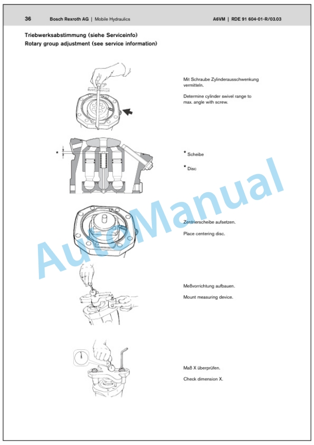 Alternative view of Bomag BF 800 P Road Finisher Service Manual 00892154