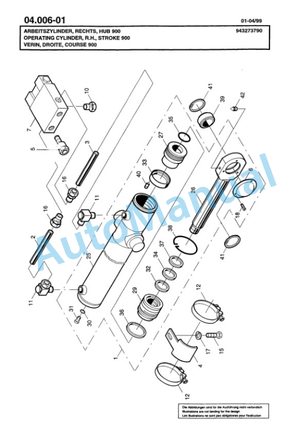 Bomag BG 110 TA Motor Grader Spare Parts Catalogue 00811218-2