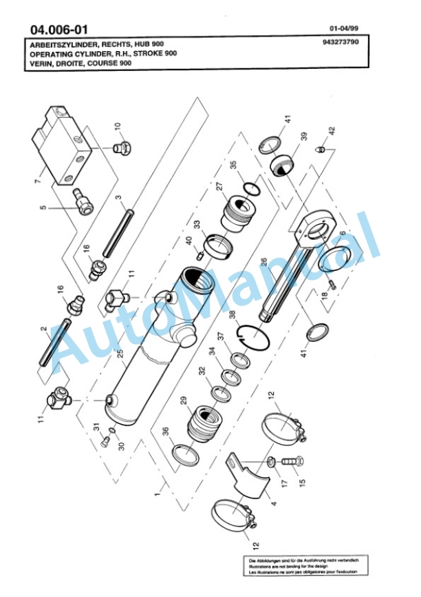 Bomag BG 110 TA Motor Grader Spare Parts Catalogue 00811219-2