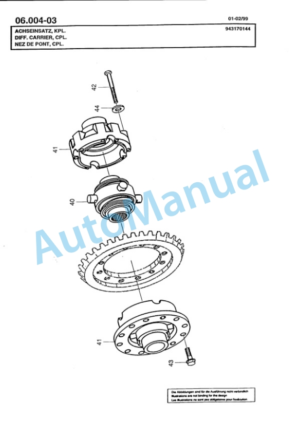 Bomag BG 110TA-2 Motor Grader Spare Parts Catalogue 00811231-2