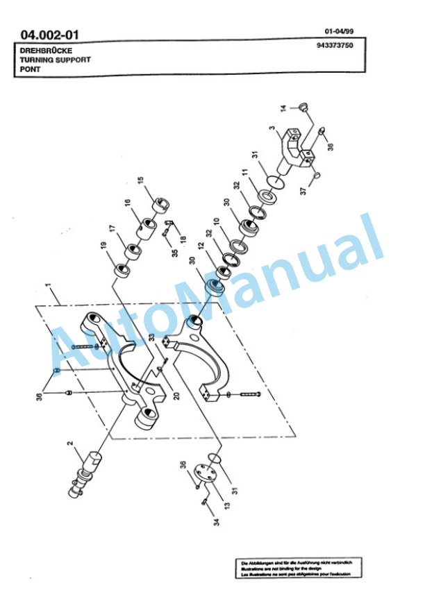 Bomag BG 160T Motor Grader Spare Parts Catalogue 00811233-2