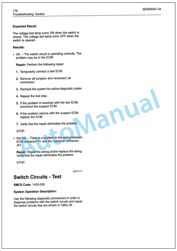Alternative view of Bomag BM 1000-30, BM 1200-30, BM 1300-30 Cold Milling Machine Service Manual 00891040