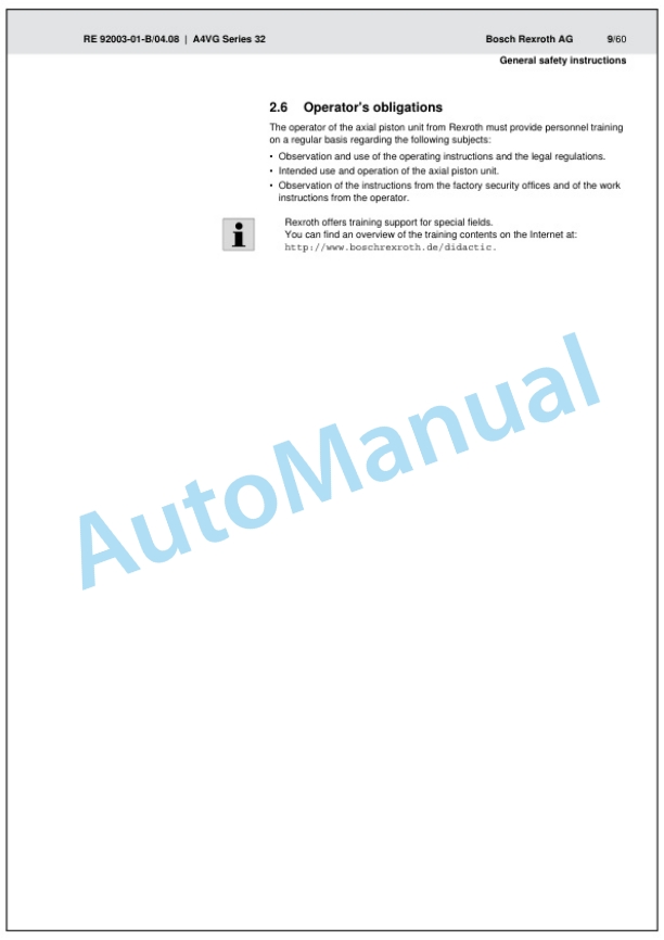 Alternative view of Bomag BM 1000-30, BM 1200-30, BM 1300-30 Cold Milling Machine Service Manual 00891613