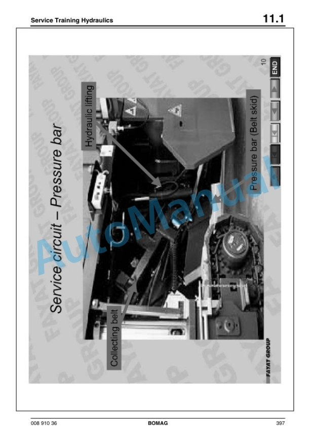Alternative view of Bomag BM 2000-60 Cold Milling Machine Service Manual 00891036