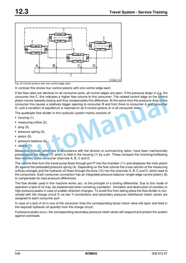 Alternative view of Bomag BM 2000-60 Cold Milling Machine Service Manual 00891597