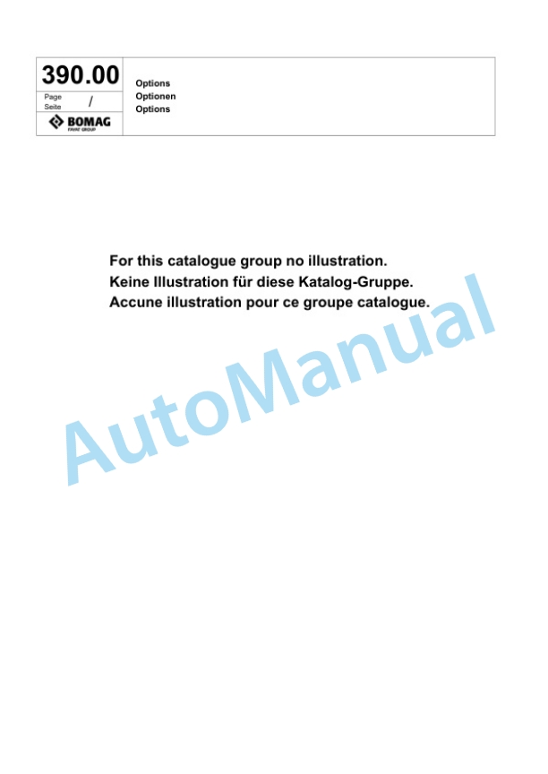 Bomag BM2200-65 Stage V Cold Milling Planer Spare Parts Catalogue 00826469-3