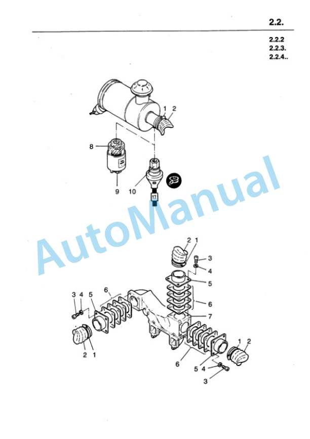 Bomag BMP 851 Multi Purpose Compactor Repair Instructions 00819325-2