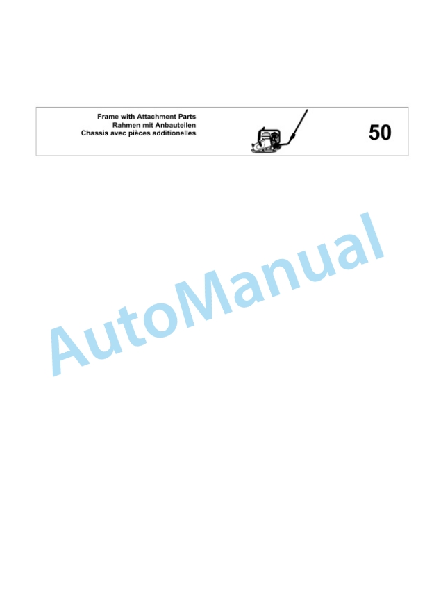 Bomag BP 12-35 Vibratory Plate Compactor Spare Parts Catalogue 00827093-2