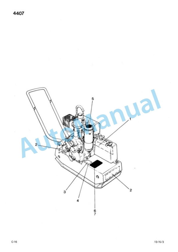 Bomag BP 13-29, BP 13-48, BP 19-48, BP 19-75 Vibration Plates Spare Parts Catalogue 00811802 FR-2