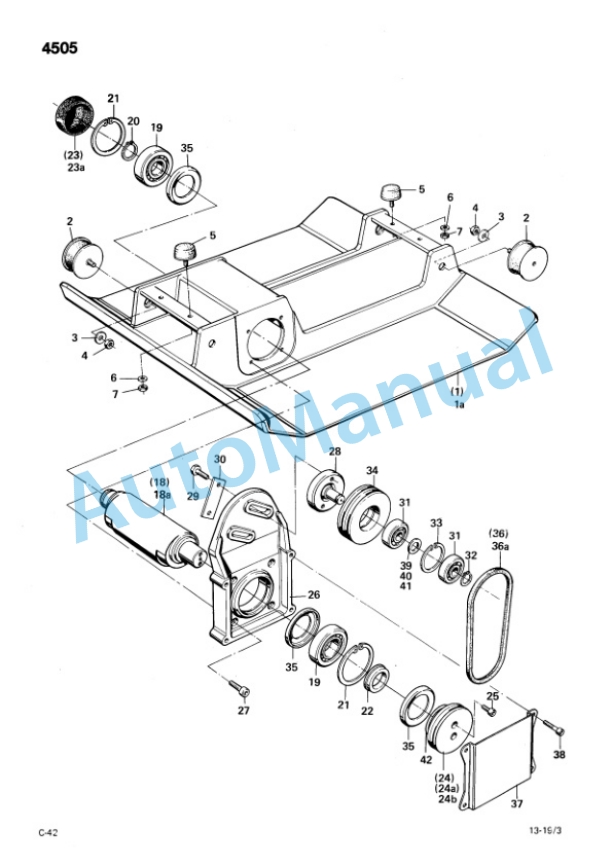 Bomag BP 13-29, BP 13-48, BP 19-48, BP 19-75 Vibration Plates Spare Parts Catalogue 00811802 FR-4