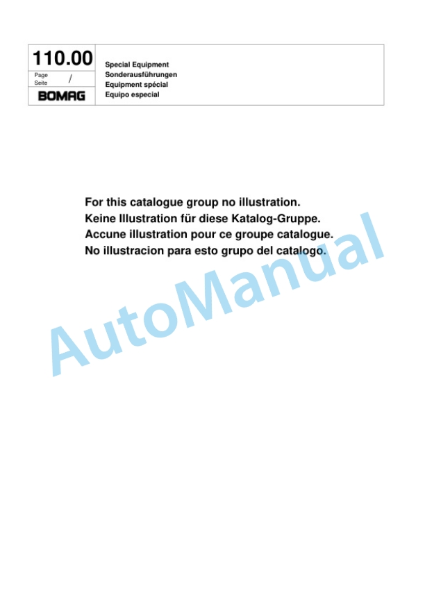 Bomag BP 15-45-2 Vibratory Plate Compactor Spare Parts Catalogue 00817905-5