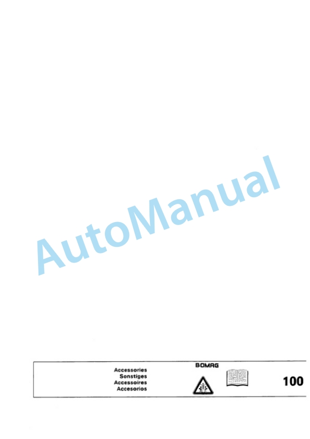 Bomag BP 15-45-2 Vibratory Plate Compactor Spare Parts Catalogue 00818804-5