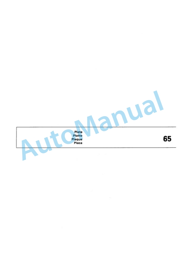 Bomag BP 15-45 D Vibratory Plate Compactor Spare Parts Catalogue 00811820-4