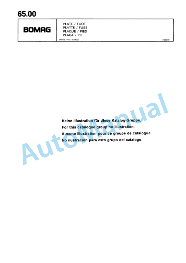 Bomag BP 15-45 D Vibratory Plate Compactor Spare Parts Catalogue 00811822-4
