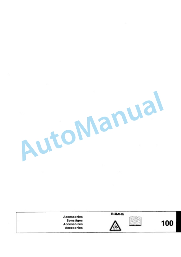 Bomag BP 15-45 D Vibratory Plate Compactor Spare Parts Catalogue 00811822-5