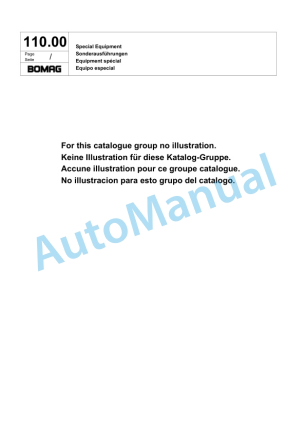 Bomag BP 8-34 Vibratory Plate Compactor Spare Parts Catalogue 00817429-5