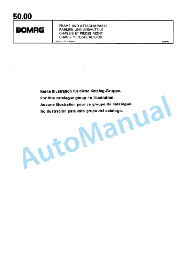 Bomag BPR 30-38 D-3, BPR 35-38 D-3 Vibratory Plate Compactor Spare Parts Catalogue 00811418-4