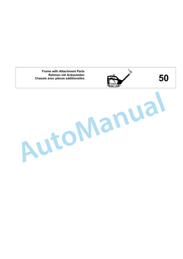 Bomag BPR 35-60 D-E Vibratory Plate Compactor Spare Parts Catalogue 00826519-2
