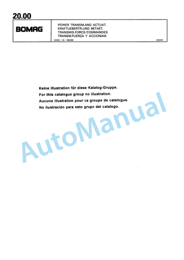 Bomag BPR 40-45 D-2, BPR 45-45 D-2 Vibratory Plate Compactor Spare Parts Catalogue 00819907-2