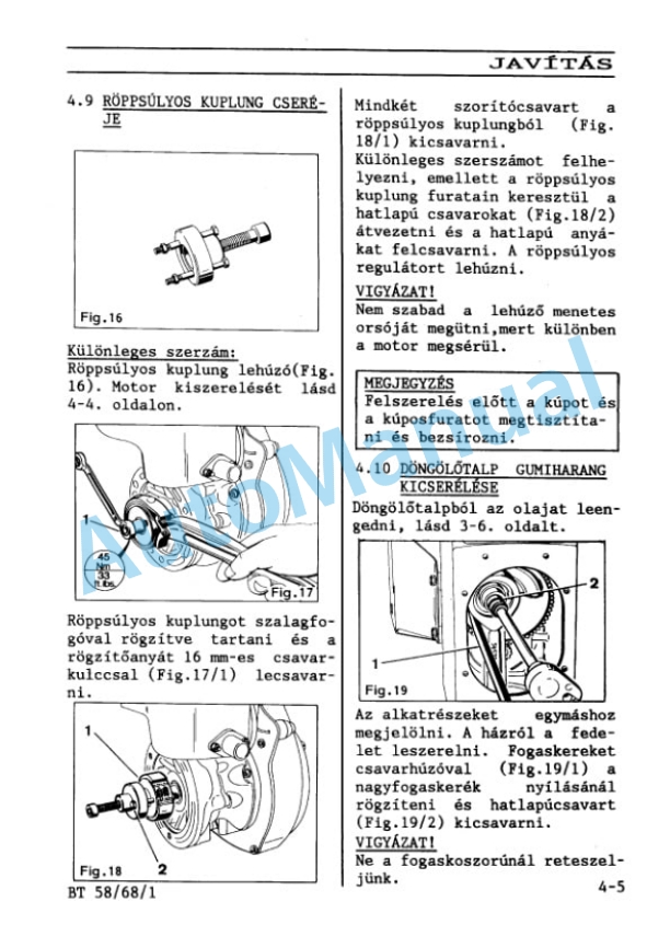Bomag BT 58, BT 68 Vibratory Tamper Spare Parts Catalogue 00813215 GE-2